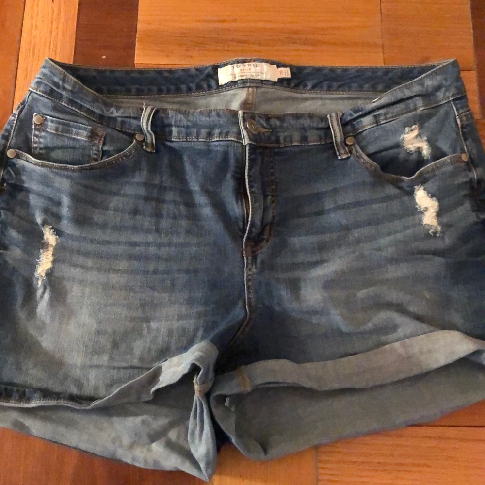 Torrid Jean Shorts